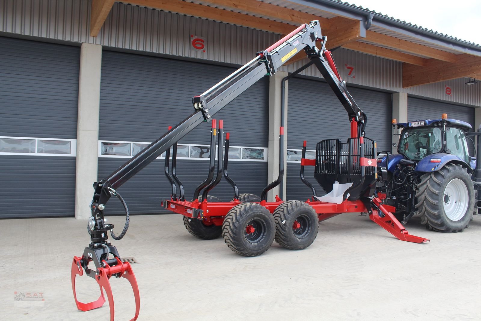 Rückewagen & Rückeanhänger des Typs Farmi Rückewagen FT 12 - CR 59 - 8,50m Kran - 14,5t, Neumaschine in Eberschwang (Bild 23)