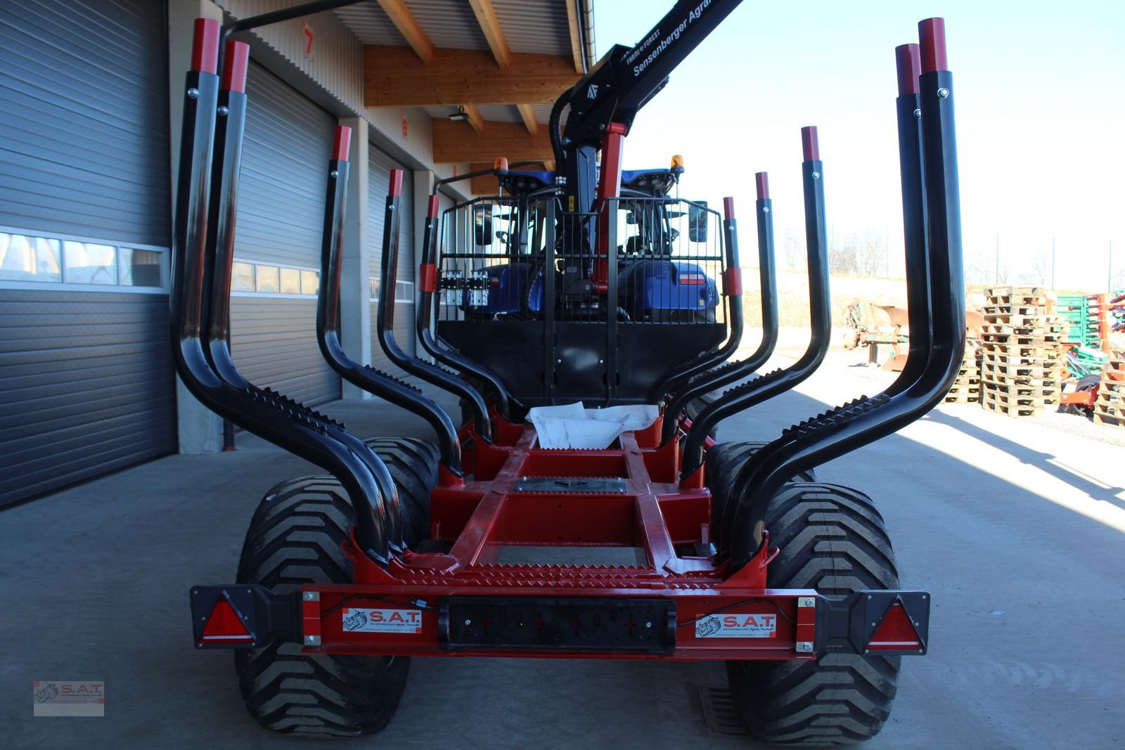 Rückewagen & Rückeanhänger des Typs Farmi Rückewagen FT 12 - CR 89 - 9,00m Kran - 14,5t, Neumaschine in Eberschwang (Bild 16)
