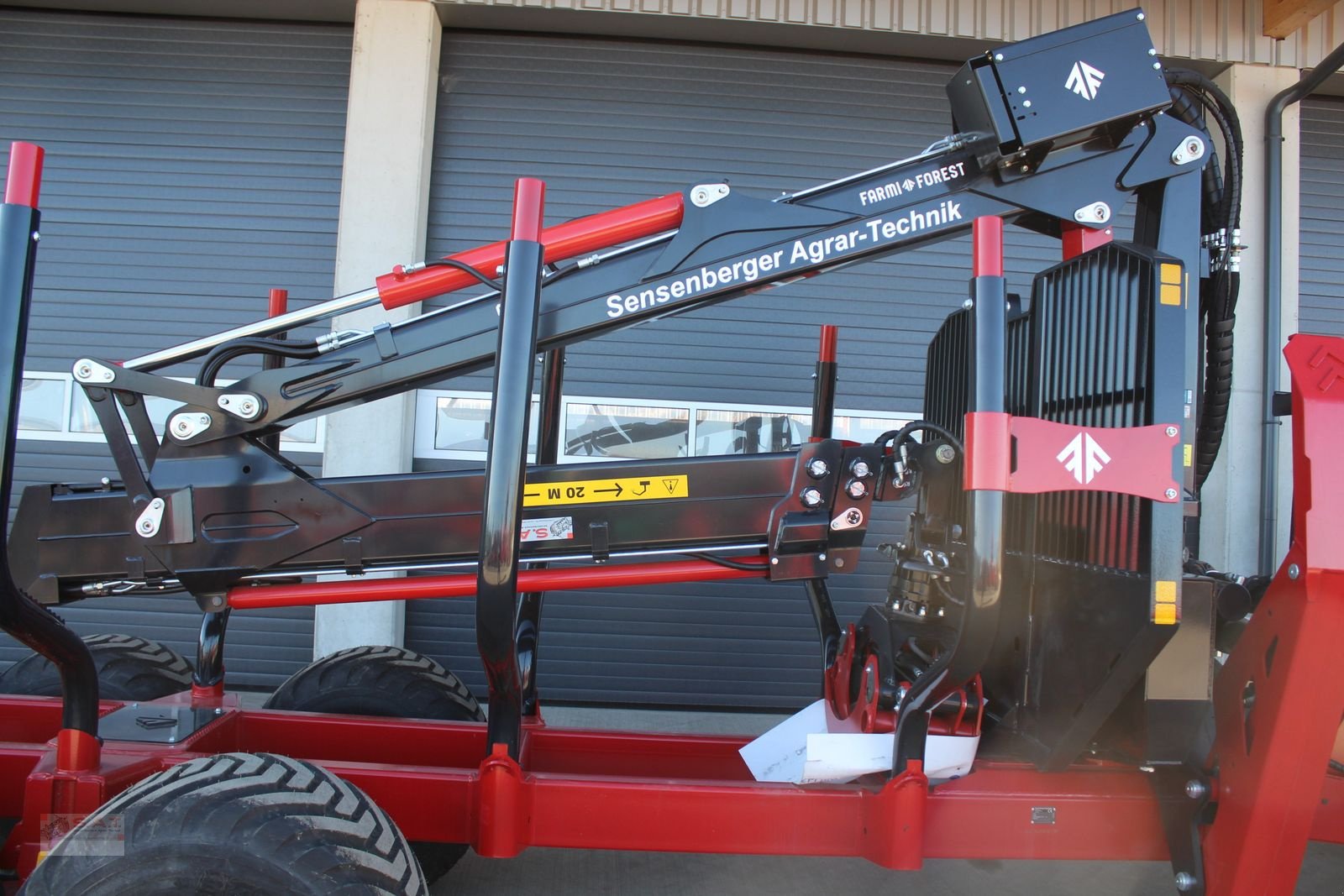 Rückewagen & Rückeanhänger des Typs Farmi Rückewagen FT 12 - CR 89 - 9,00m Kran - 14,5t, Neumaschine in Eberschwang (Bild 8)
