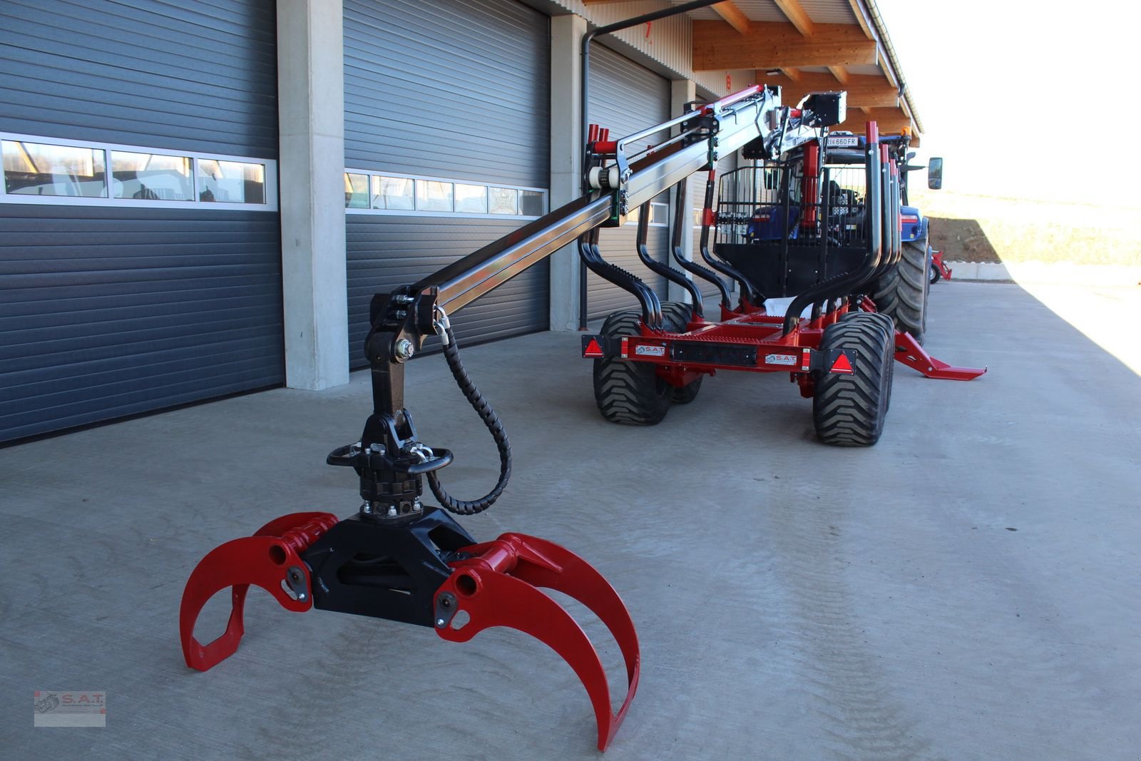 Rückewagen & Rückeanhänger des Typs Farmi Rückewagen FT 12 - CR 89 - 9,00m Kran - 14,5t, Neumaschine in Eberschwang (Bild 31)