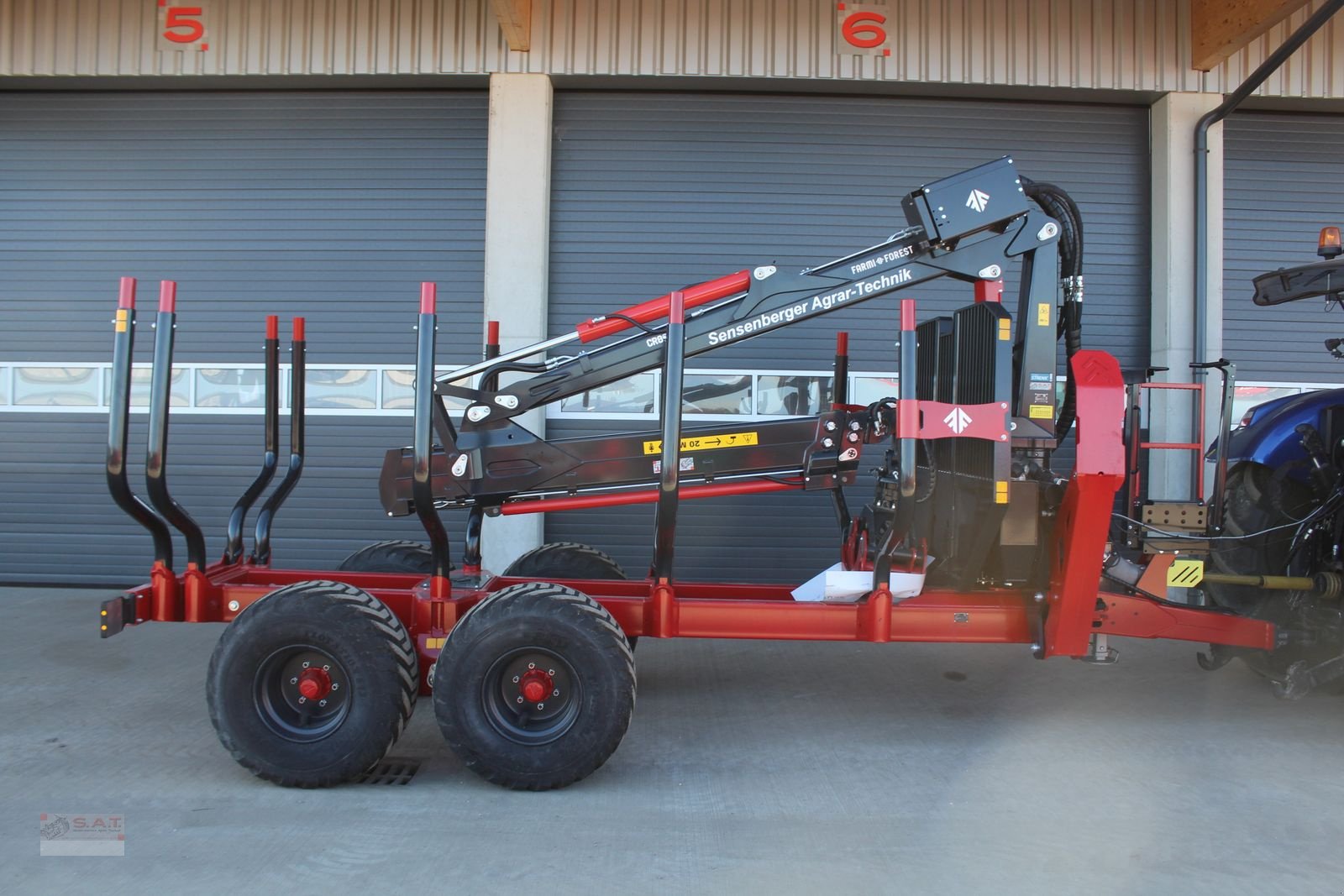 Rückewagen & Rückeanhänger des Typs Farmi Rückewagen FT 12 - CR 89 - 9,00m Kran - 14,5t, Neumaschine in Eberschwang (Bild 7)
