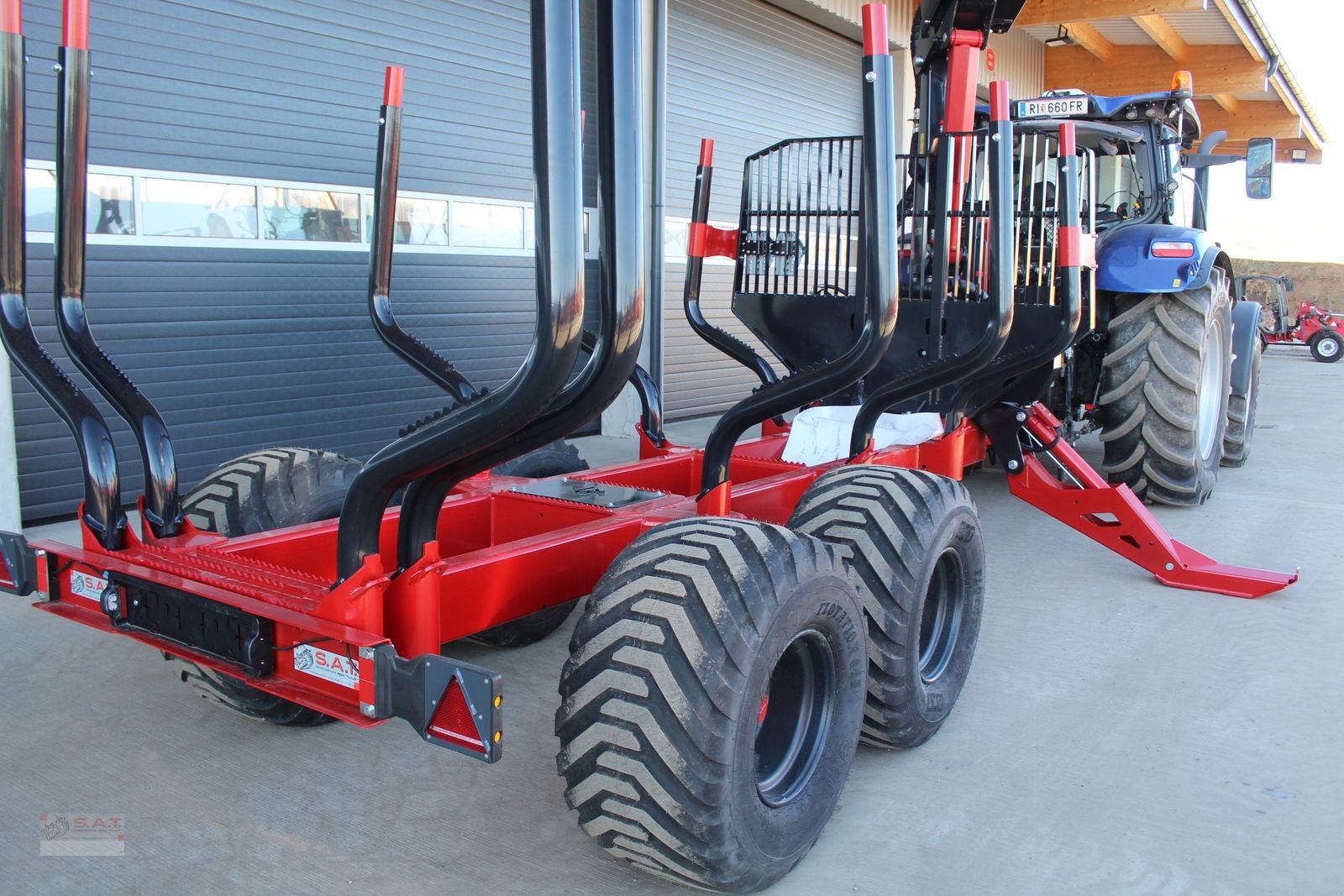 Rückewagen & Rückeanhänger des Typs Farmi Rückewagen FT 12 - CR 89 - 9,00m Kran - 14,5t, Neumaschine in Eberschwang (Bild 18)
