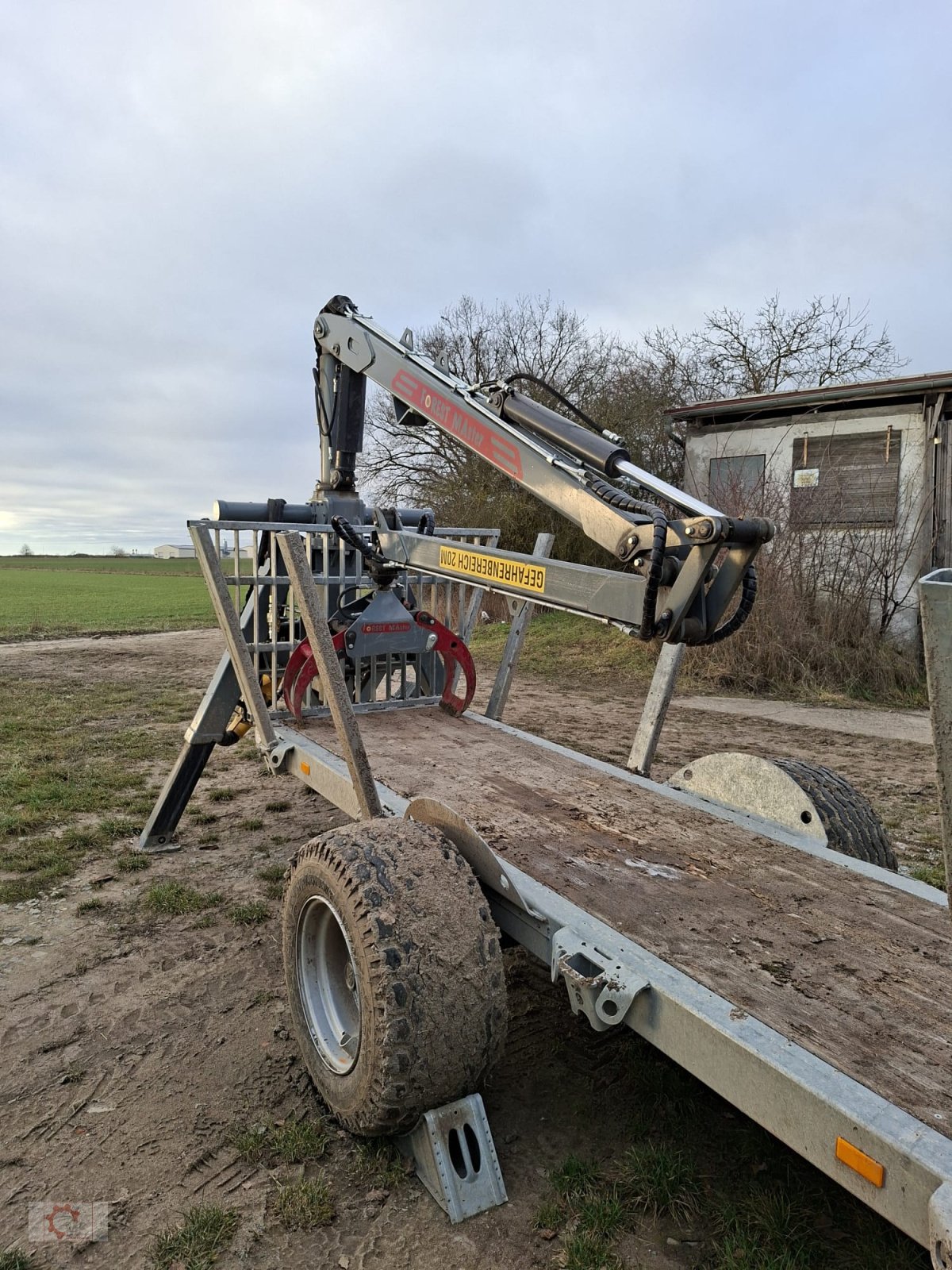 Rückewagen & Rückeanhänger Türe ait Forest-Master 5100 Rückewagen 6,6to Auflaufbremse, Gebrauchtmaschine içinde Tiefenbach (resim 2)