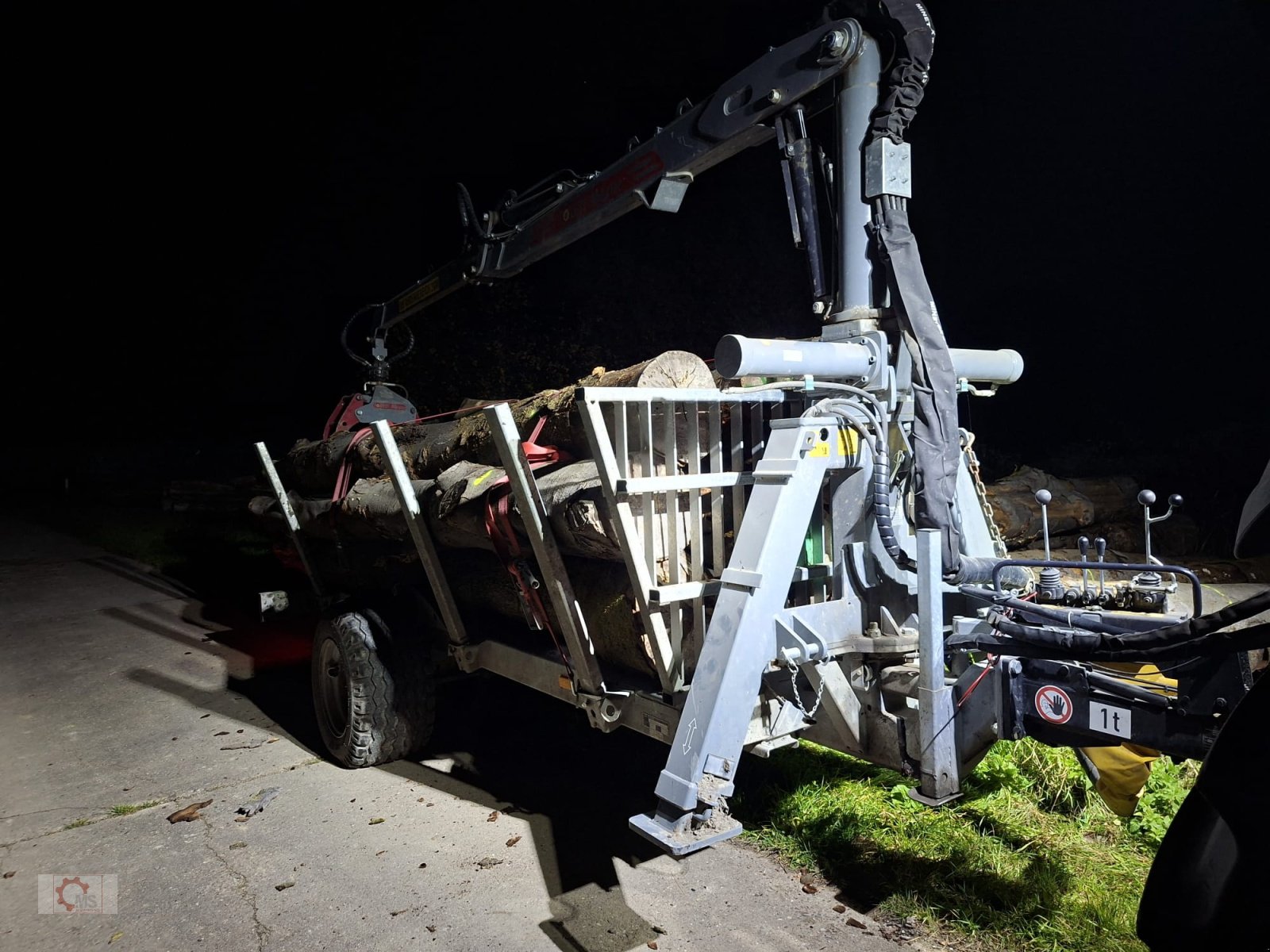 Rückewagen & Rückeanhänger Türe ait Forest-Master 5100 Rückewagen 6,6to Auflaufbremse, Gebrauchtmaschine içinde Tiefenbach (resim 4)