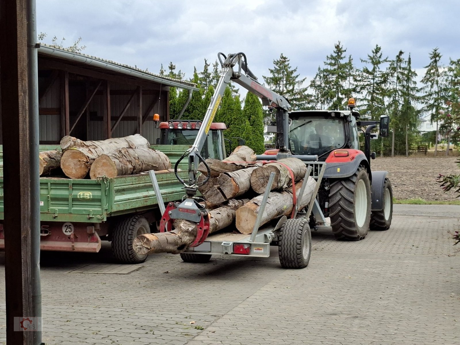 Rückewagen & Rückeanhänger Türe ait Forest-Master 5100 Rückewagen 6,6to Auflaufbremse, Gebrauchtmaschine içinde Tiefenbach (resim 5)