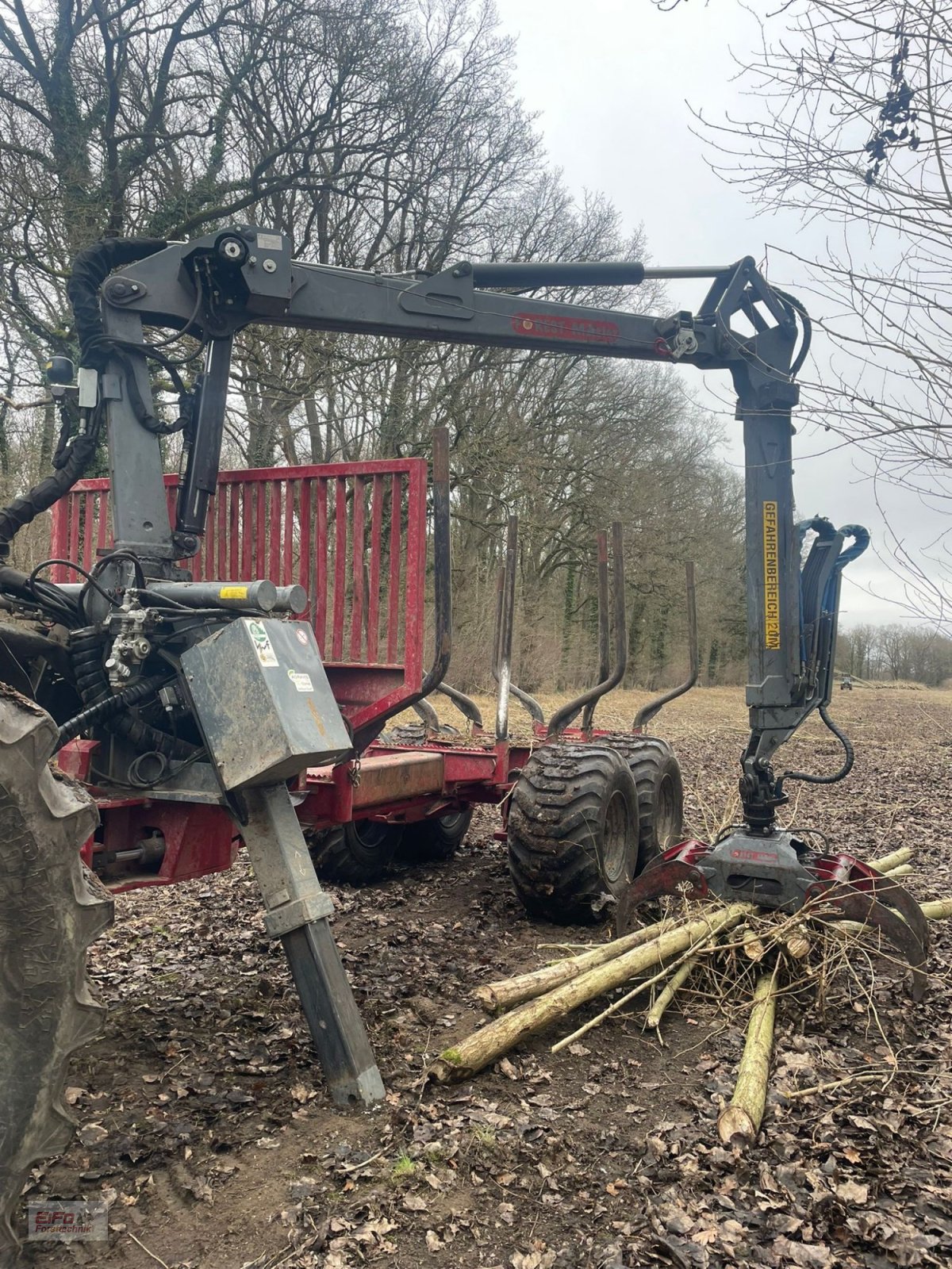 Rückewagen & Rückeanhänger Türe ait Forest-Master RW16, Gebrauchtmaschine içinde Bad Grönenbach (resim 5)