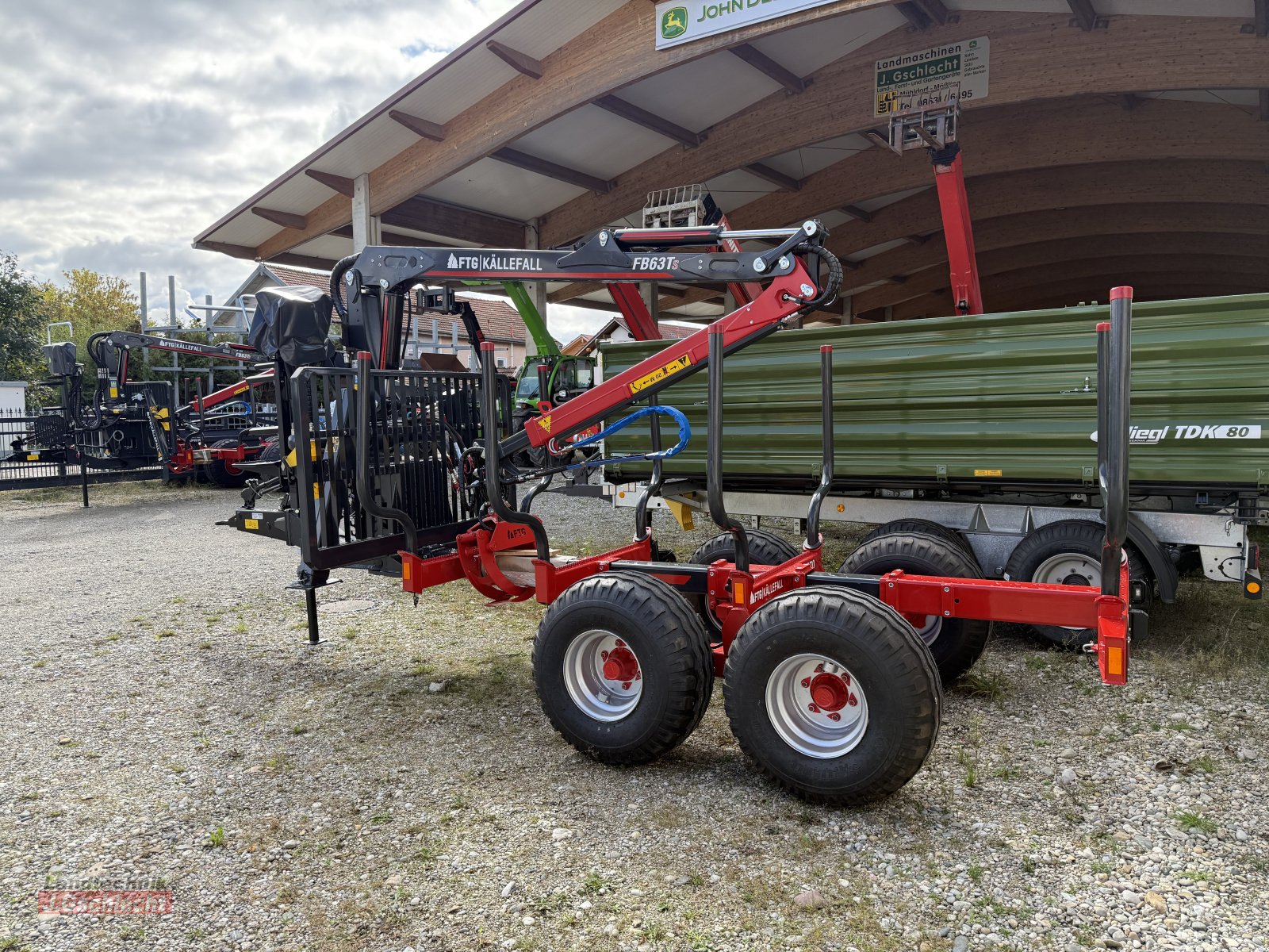 Rückewagen & Rückeanhänger типа FTG Källefall FB 70S mit Kran FB 63TS, Neumaschine в Mühldorf (Фотография 1)