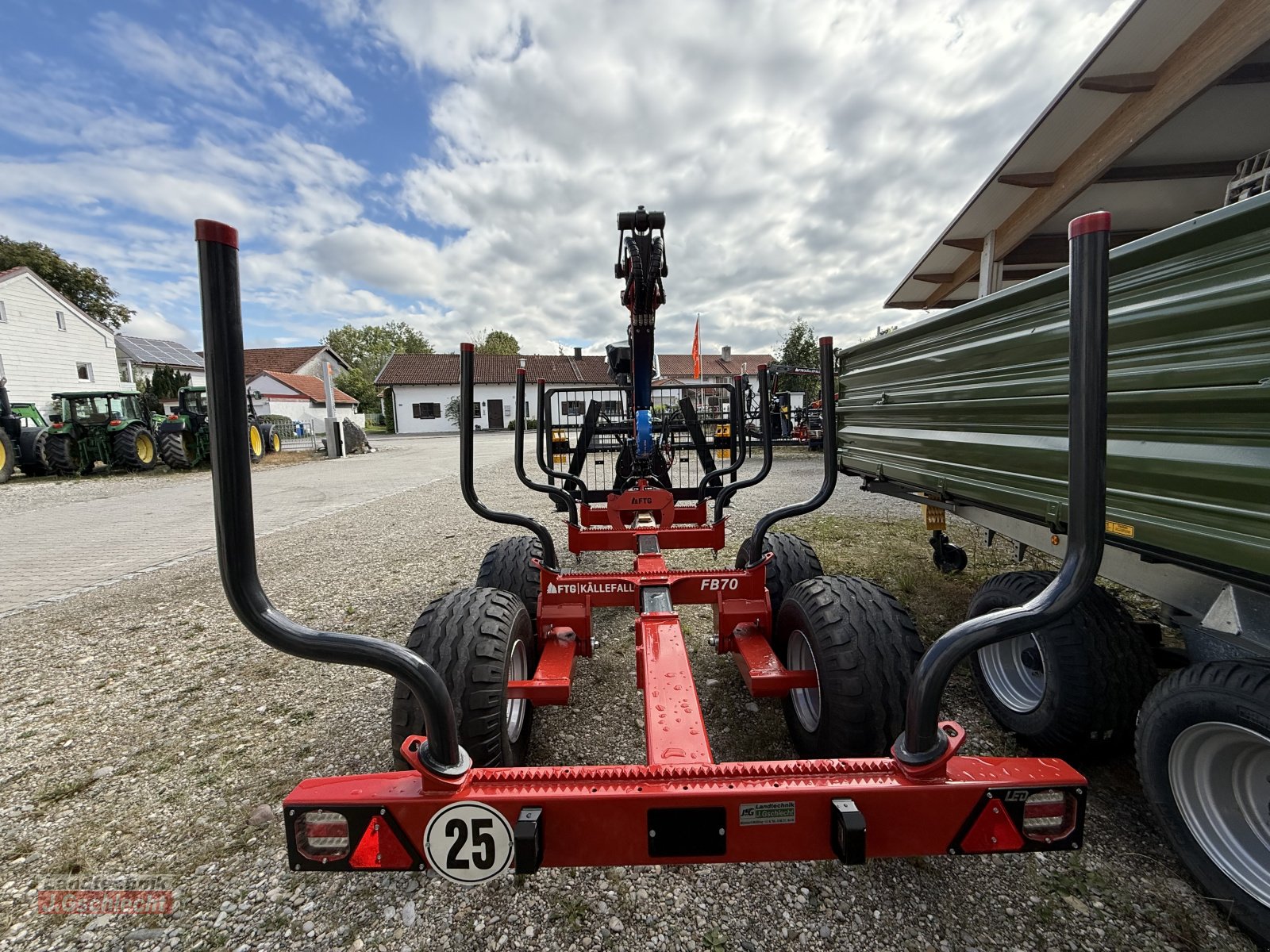Rückewagen & Rückeanhänger типа FTG Källefall FB 70S mit Kran FB 63TS, Neumaschine в Mühldorf (Фотография 2)