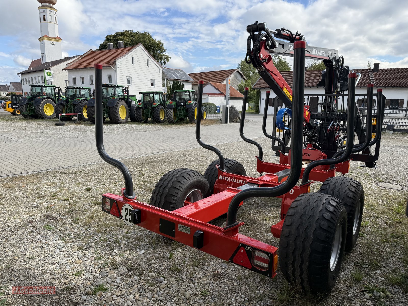 Rückewagen & Rückeanhänger типа FTG Källefall FB 70S mit Kran FB 63TS, Neumaschine в Mühldorf (Фотография 3)