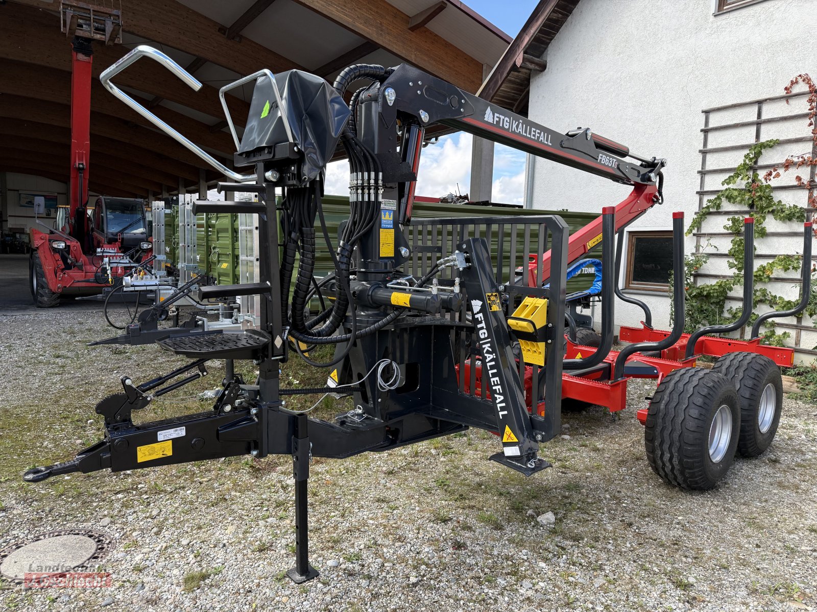 Rückewagen & Rückeanhänger типа FTG Källefall FB 70S mit Kran FB 63TS, Neumaschine в Mühldorf (Фотография 6)