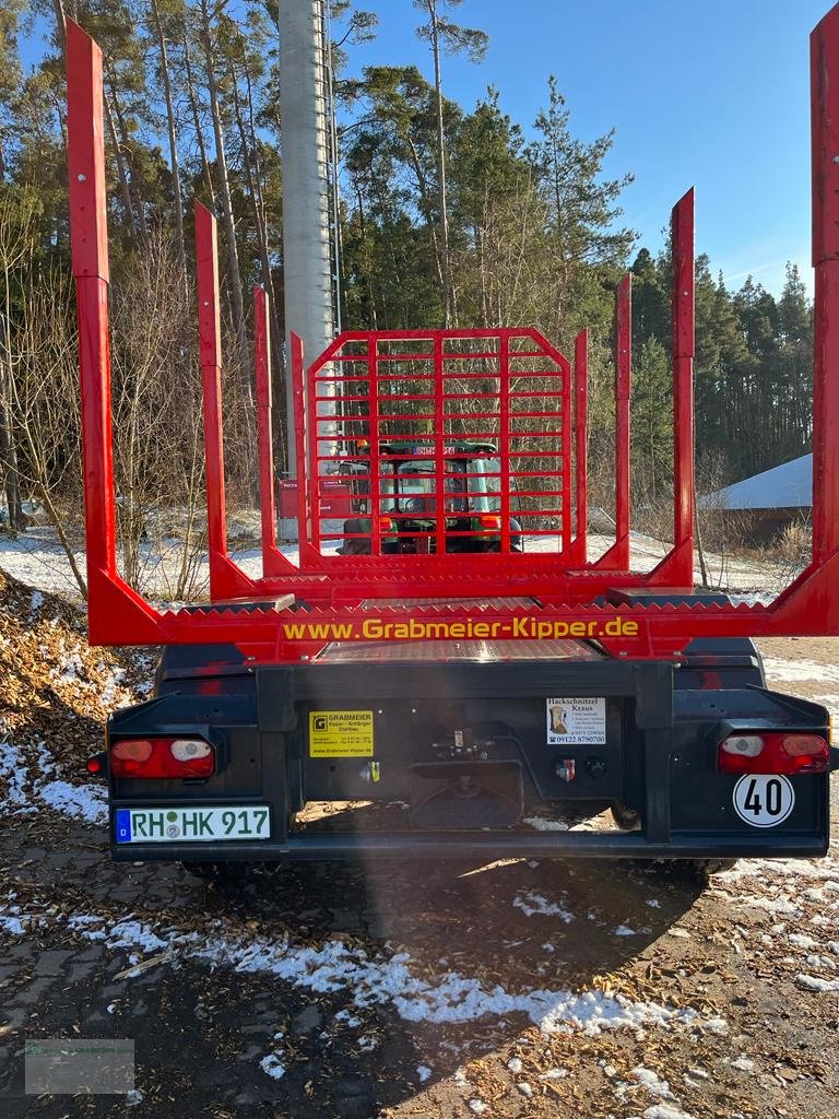 Rückewagen & Rückeanhänger van het type Grabmeier Holz Transportanhänger, Gebrauchtmaschine in Reisbach (Foto 5)