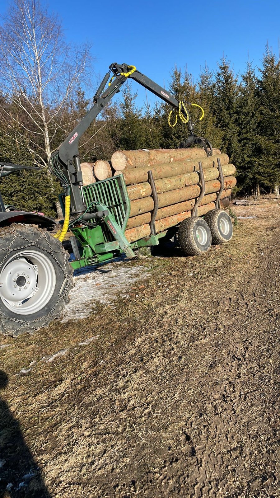 Rückewagen & Rückeanhänger typu Hydrac 7 to, Gebrauchtmaschine v Königswiesen (Obrázek 4)
