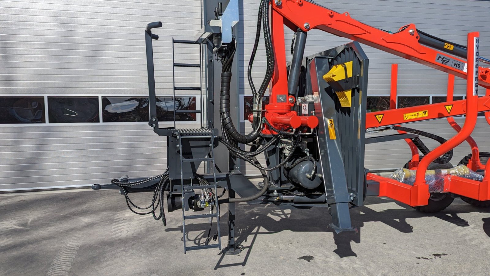 Rückewagen & Rückeanhänger от тип Hydrofast H9 11,5t 7,5m Kran 550kg Hubkraft Druckluft, Neumaschine в Schwarzenfeld (Снимка 13)