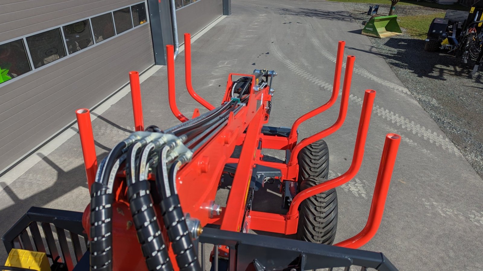 Rückewagen & Rückeanhänger от тип Hydrofast H9 11,5t 7,5m Kran 550kg Hubkraft Druckluft, Neumaschine в Schwarzenfeld (Снимка 15)