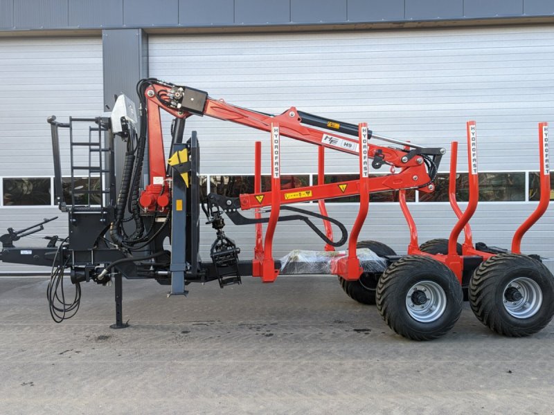 Rückewagen & Rückeanhänger типа Hydrofast H9 7,5m Kran 550kg Hubkraft Hydraulische Auflaufbremse, Neumaschine в Schwarzenfeld (Фотография 1)