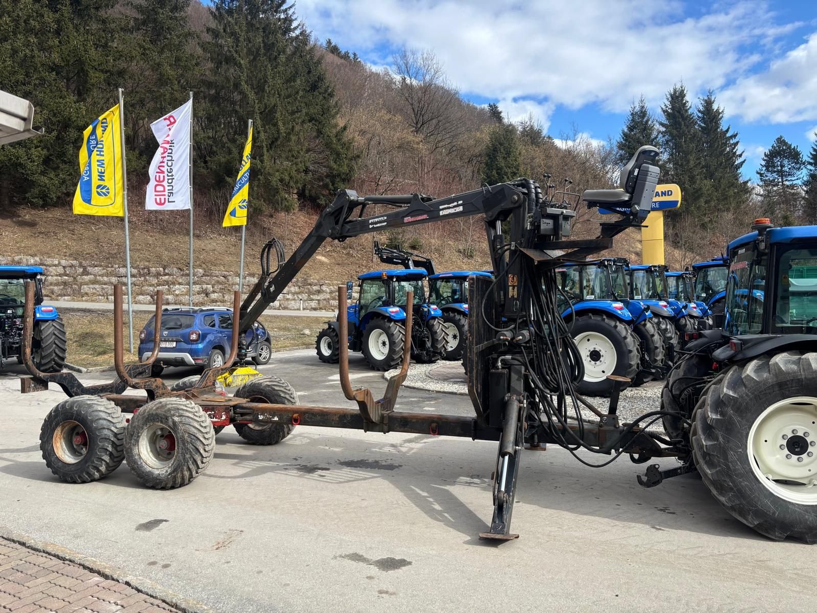 Rückewagen & Rückeanhänger типа Igland Forstanhänger mit Hochsitz, Gebrauchtmaschine в Burgkirchen (Фотография 5)