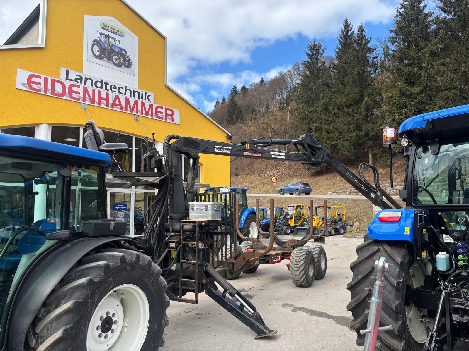 Rückewagen & Rückeanhänger типа Igland Forstanhänger mit Hochsitz, Gebrauchtmaschine в Burgkirchen (Фотография 7)