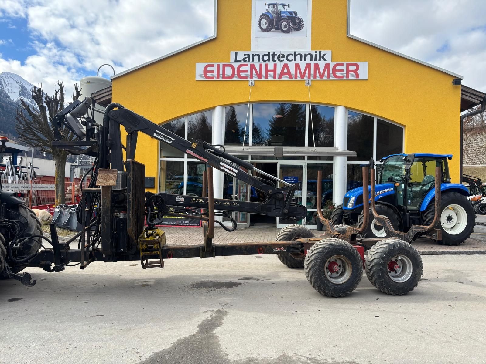 Rückewagen & Rückeanhänger типа Igland Forstanhänger mit Hochsitz, Gebrauchtmaschine в Burgkirchen (Фотография 16)