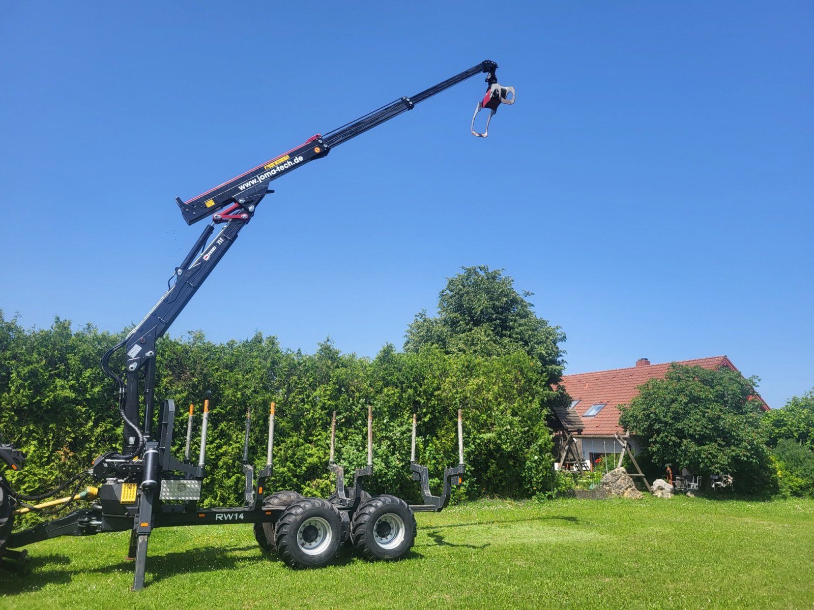 Rückewagen & Rückeanhänger a típus Joma-Tech Rückewagen RW14, Gebrauchtmaschine ekkor: Geislingen/Weiler (Kép 4)