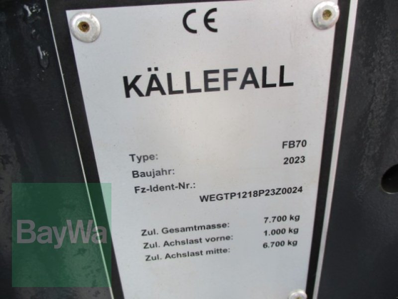 Rückewagen & Rückeanhänger a típus Källefall FB 70, Gebrauchtmaschine ekkor: Schönau b.Tuntenhausen (Kép 13)