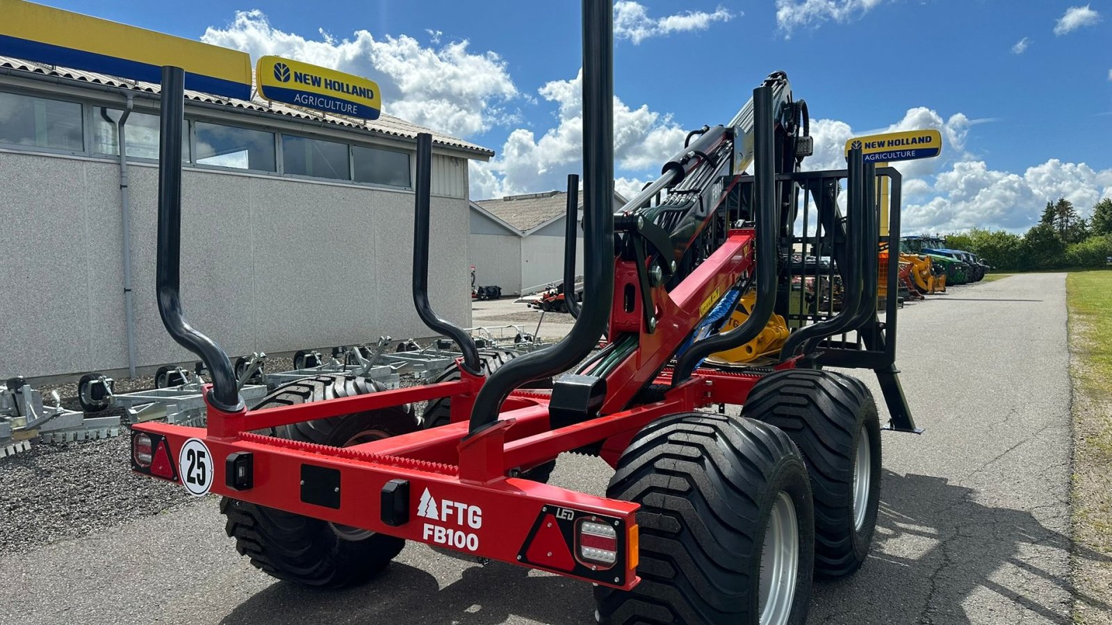 Rückewagen & Rückeanhänger типа Källefall FB100 / FB73T FB 100 Skovvogn med 7,3 m kran, Gebrauchtmaschine в Holstebro (Фотография 4)