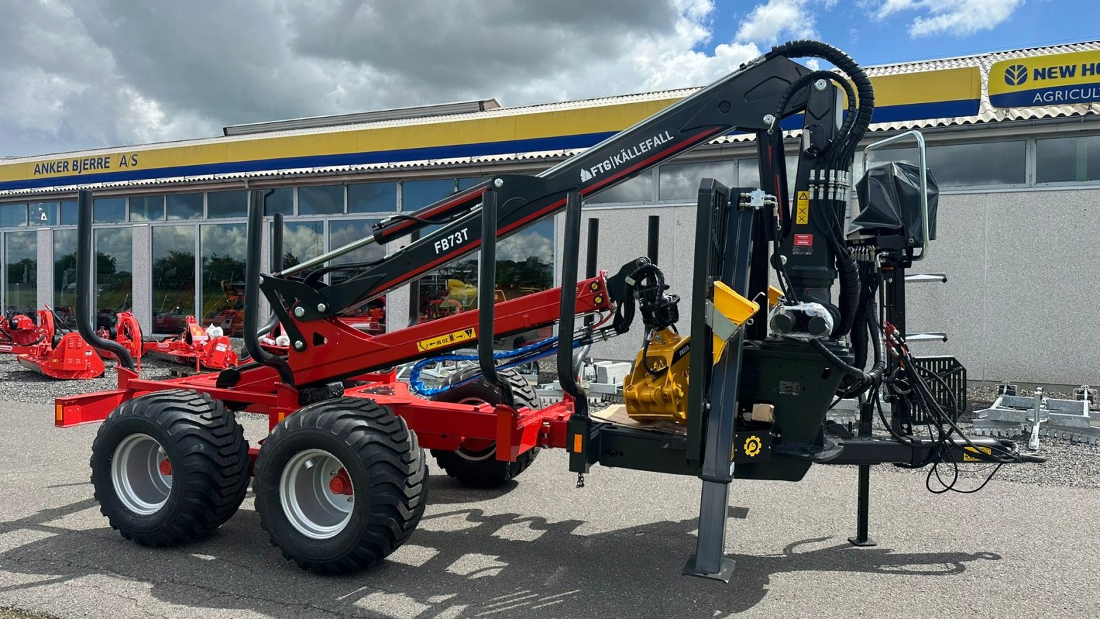 Rückewagen & Rückeanhänger типа Källefall FB100 / FB73T FB 100 Skovvogn med 7,3 m kran, Gebrauchtmaschine в Holstebro (Фотография 3)