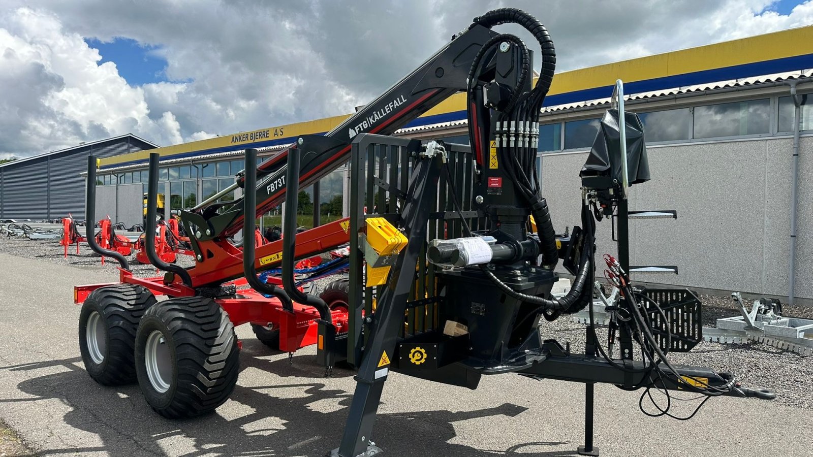 Rückewagen & Rückeanhänger типа Källefall FB100 / FB73T FB 100 Skovvogn med 7,3 m kran, Gebrauchtmaschine в Holstebro (Фотография 14)