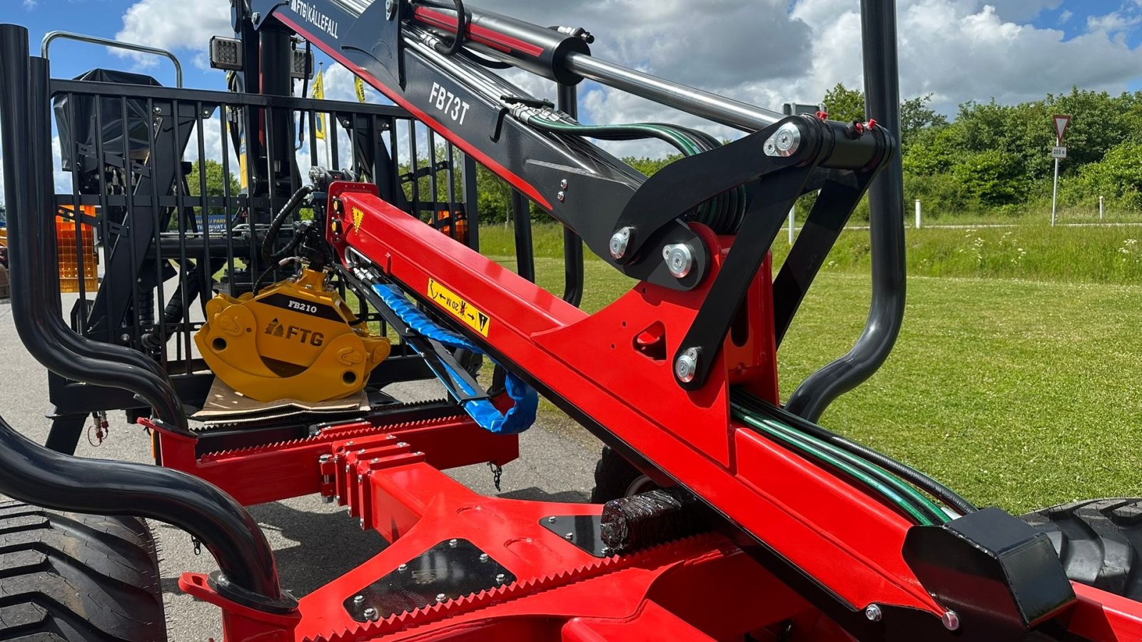 Rückewagen & Rückeanhänger типа Källefall FB100 / FB73T FB 100 Skovvogn med 7,3 m kran, Gebrauchtmaschine в Holstebro (Фотография 7)