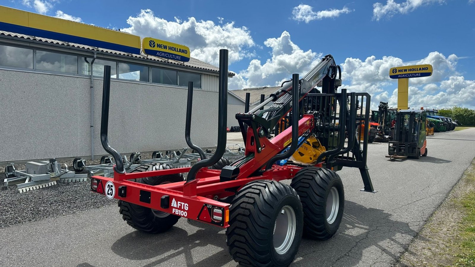 Rückewagen & Rückeanhänger типа Källefall FB100 / FB73T FB 100 Skovvogn med 7,3 m kran, Gebrauchtmaschine в Holstebro (Фотография 5)