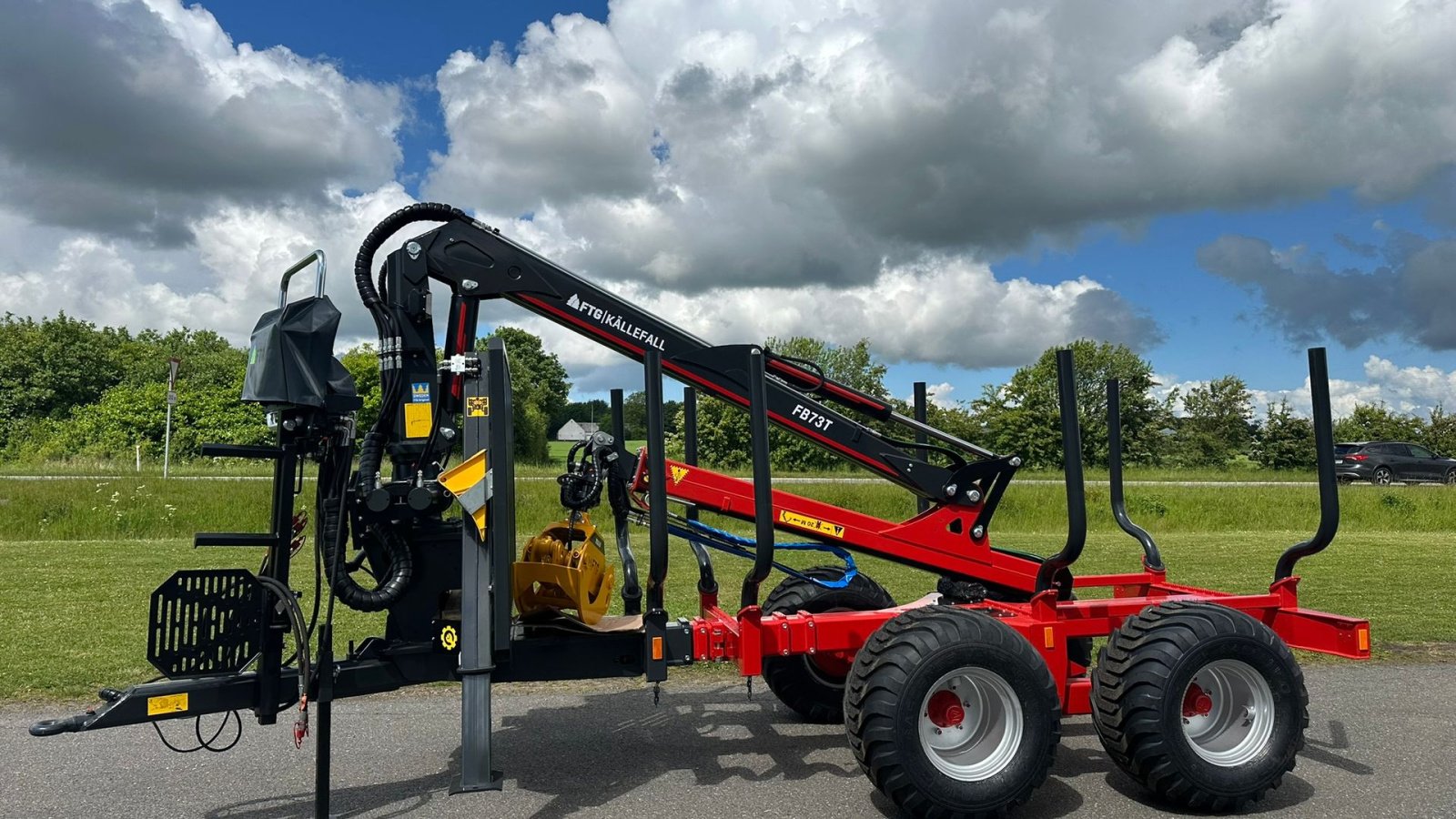 Rückewagen & Rückeanhänger типа Källefall FB100 / FB73T FB 100 Skovvogn med 7,3 m kran, Gebrauchtmaschine в Holstebro (Фотография 1)