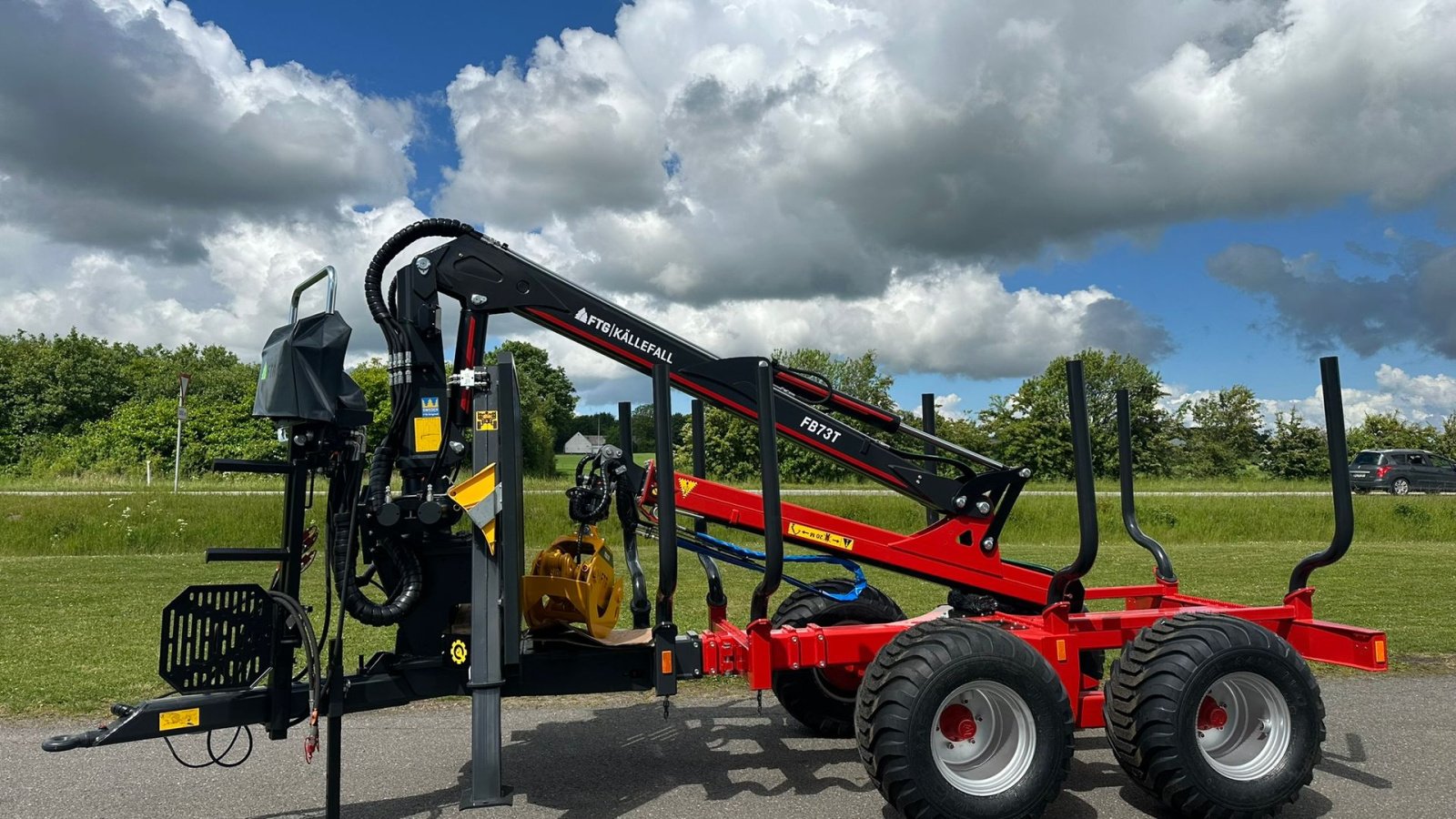 Rückewagen & Rückeanhänger типа Källefall FB100 / FB73T FB 100 Skovvogn med 7,3 m kran, Gebrauchtmaschine в Holstebro (Фотография 13)