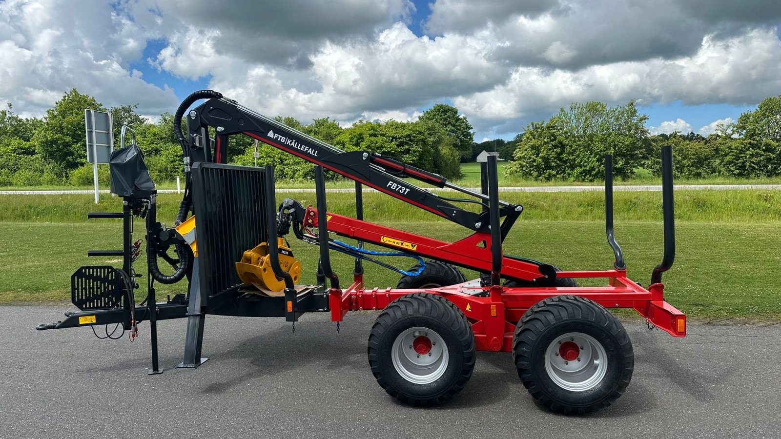 Rückewagen & Rückeanhänger типа Källefall FB100 / FB73T FB 100 Skovvogn med 7,3 m kran, Gebrauchtmaschine в Holstebro (Фотография 2)