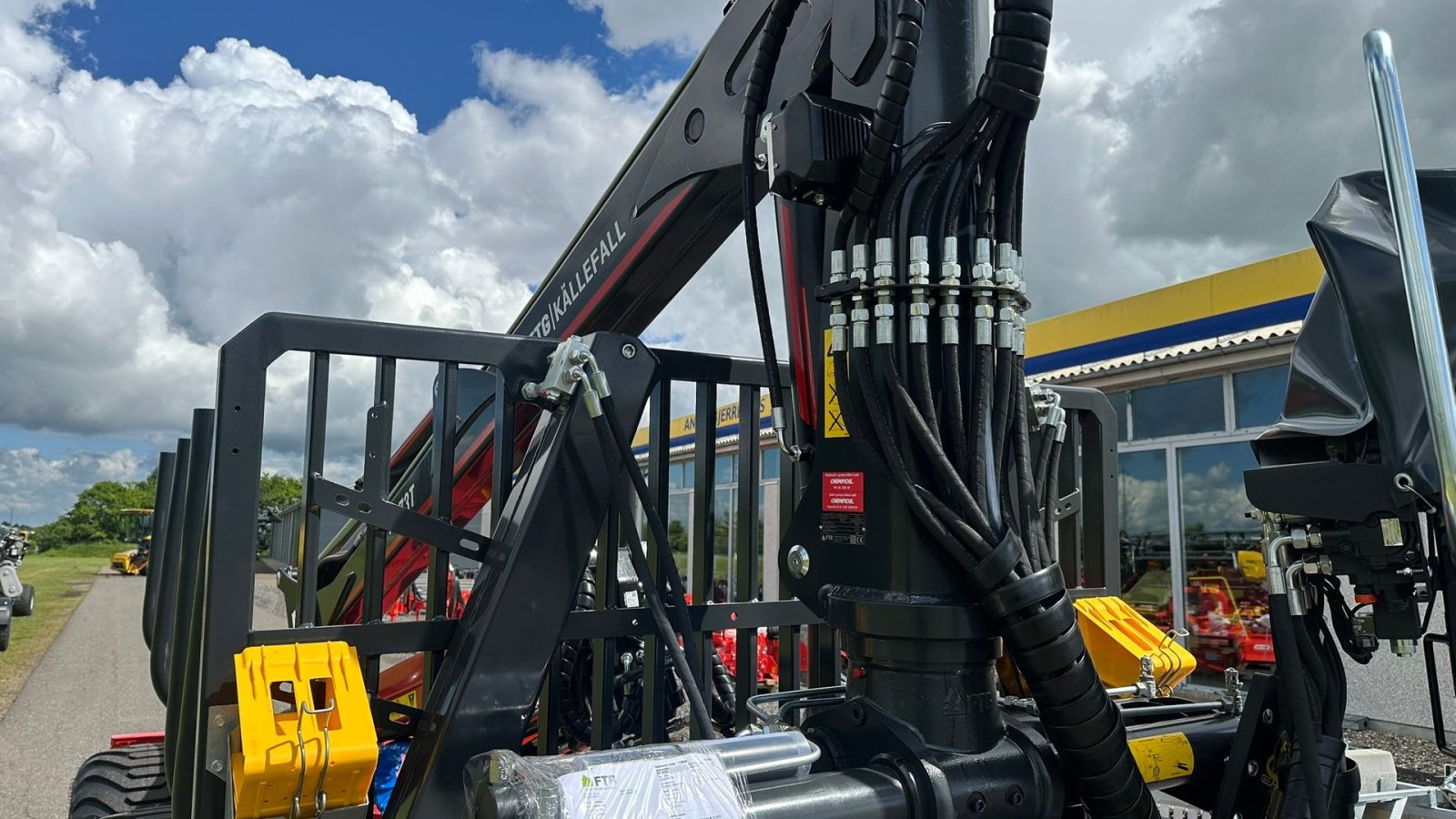 Rückewagen & Rückeanhänger типа Källefall FB100 / FB73T FB 100 Skovvogn med 7,3 m kran, Gebrauchtmaschine в Holstebro (Фотография 9)