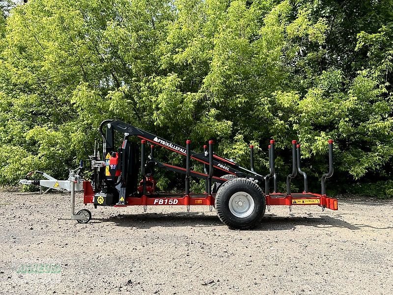 Rückewagen & Rückeanhänger типа Källefall FB15D mit Kran FB40L, Gebrauchtmaschine в Schlettau (Фотография 3)