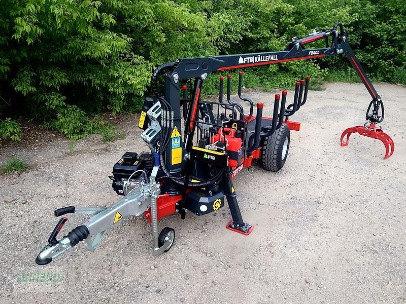 Rückewagen & Rückeanhänger типа Källefall FB15D mit Kran FB40L, Gebrauchtmaschine в Schlettau (Фотография 2)