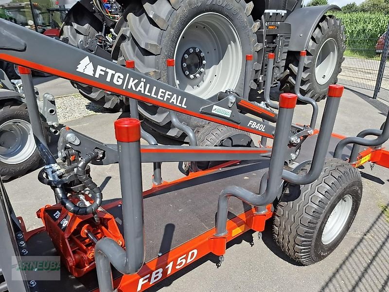 Rückewagen & Rückeanhänger типа Källefall FB15D mit Kran FB40L, Gebrauchtmaschine в Schlettau (Фотография 10)