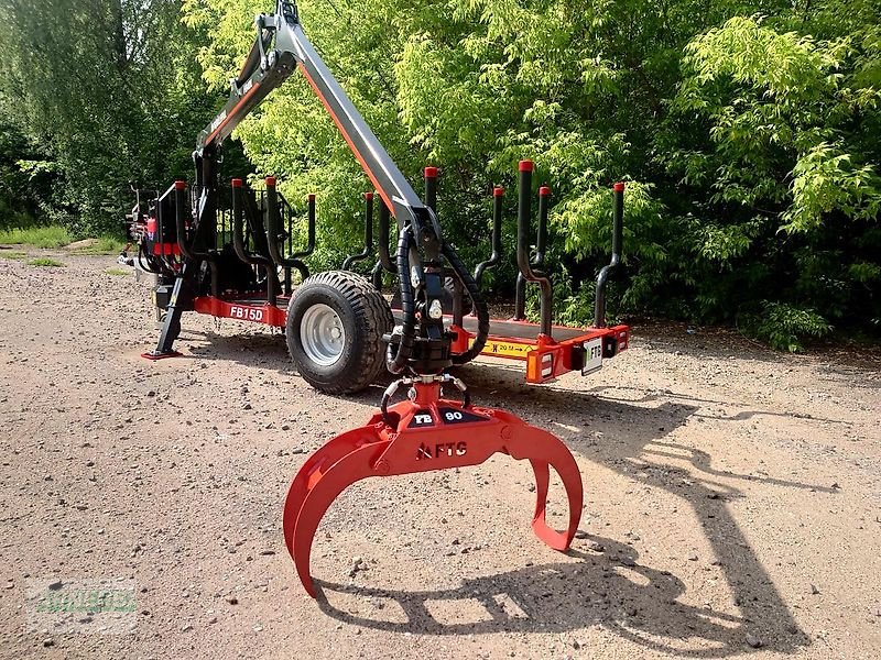 Rückewagen & Rückeanhänger типа Källefall FB15D mit Kran FB40L, Gebrauchtmaschine в Schlettau (Фотография 4)