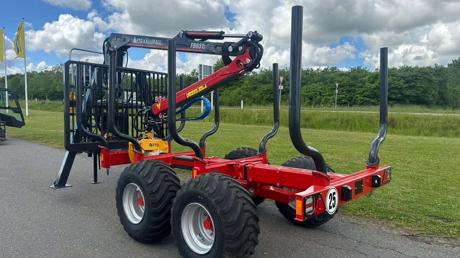 Rückewagen & Rückeanhänger des Typs Källefall FB90 / FB63Ts FTG FB90 skovvogn med 63m kran, Gebrauchtmaschine in Holstebro (Bild 15)