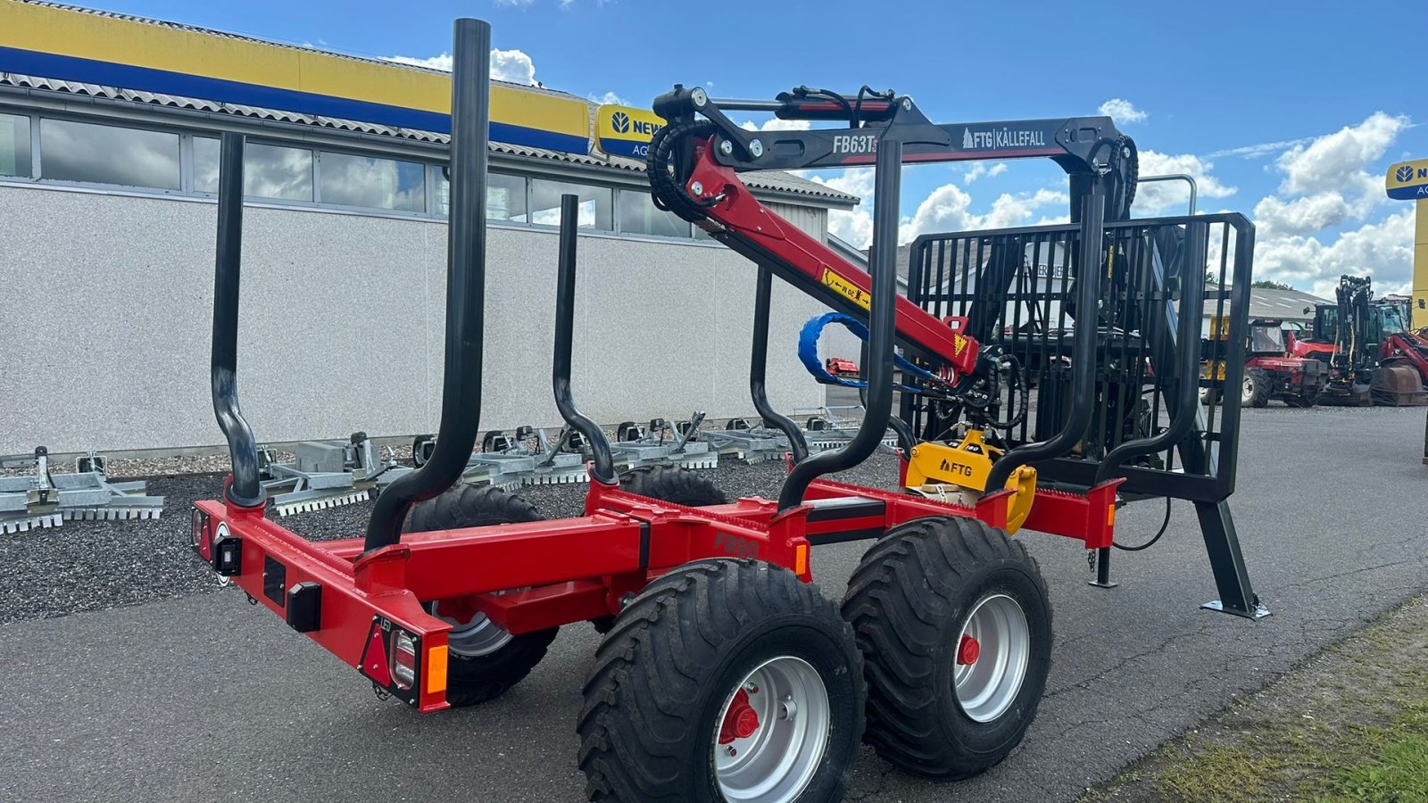 Rückewagen & Rückeanhänger des Typs Källefall FB90 / FB63Ts FTG FB90 skovvogn med 63m kran, Gebrauchtmaschine in Holstebro (Bild 4)