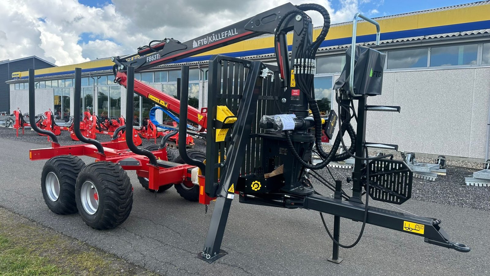 Rückewagen & Rückeanhänger des Typs Källefall FB90 / FB63Ts FTG FB90 skovvogn med 63m kran, Gebrauchtmaschine in Holstebro (Bild 3)