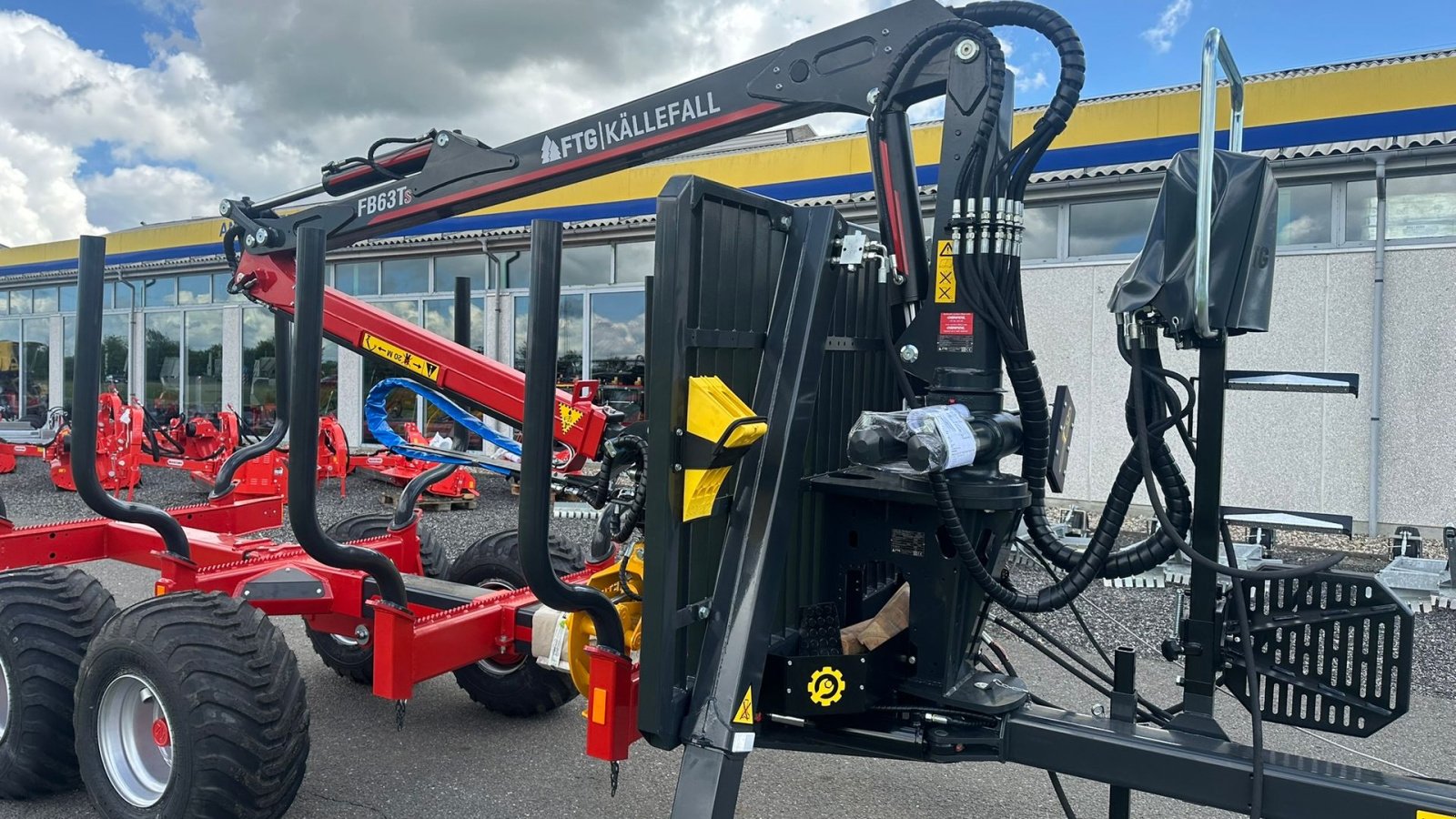 Rückewagen & Rückeanhänger des Typs Källefall FB90 / FB63Ts FTG FB90 skovvogn med 63m kran, Gebrauchtmaschine in Holstebro (Bild 9)