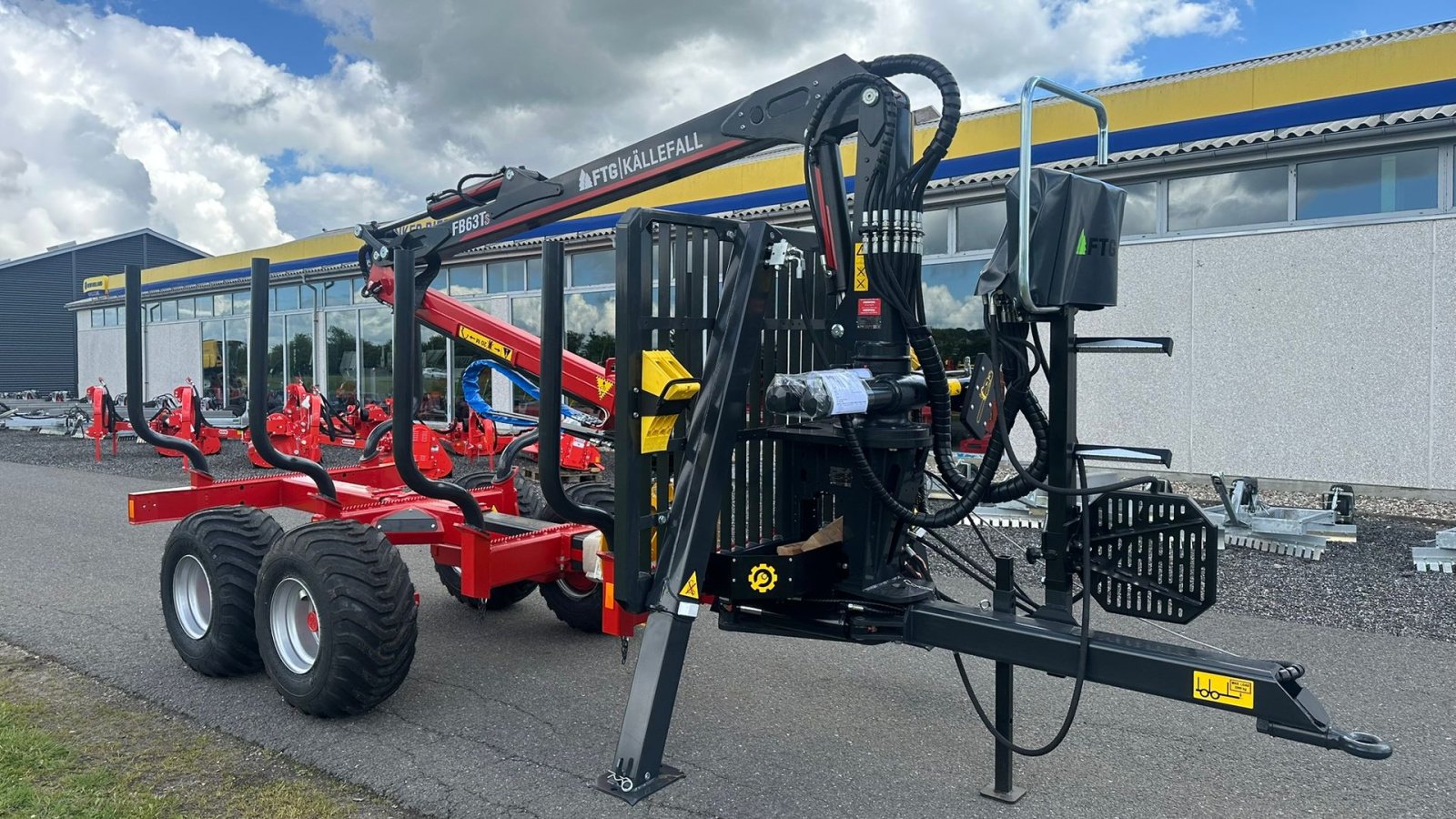 Rückewagen & Rückeanhänger des Typs Källefall FB90 / FB63Ts FTG FB90 skovvogn med 63m kran, Gebrauchtmaschine in Holstebro (Bild 20)