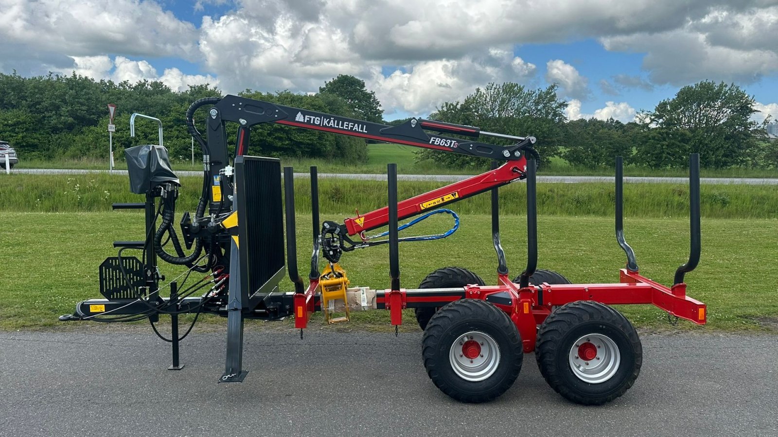 Rückewagen & Rückeanhänger des Typs Källefall FB90 / FB63Ts FTG FB90 skovvogn med 63m kran, Gebrauchtmaschine in Holstebro (Bild 1)