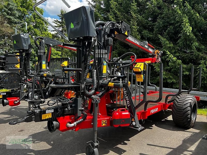 Rückewagen & Rückeanhänger a típus Källefall Rückewagen FTG Källefall FB50D+FB63TS Kran, Neumaschine ekkor: Schlettau (Kép 2)