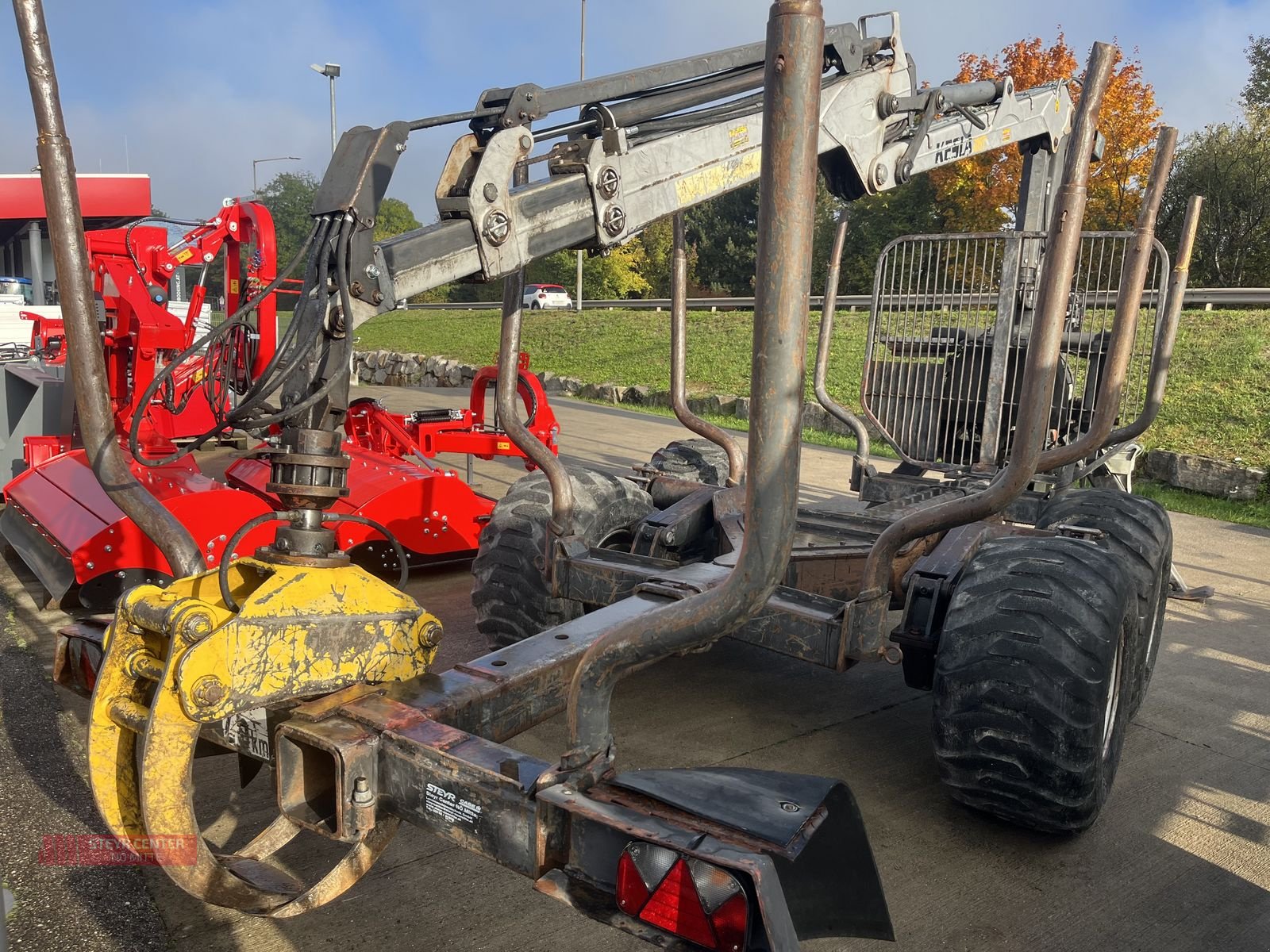 Rückewagen & Rückeanhänger typu Kesla Forstanhänger 10 HD - 201 + Kran 305T, Gebrauchtmaschine v St. Pölten (Obrázek 12)