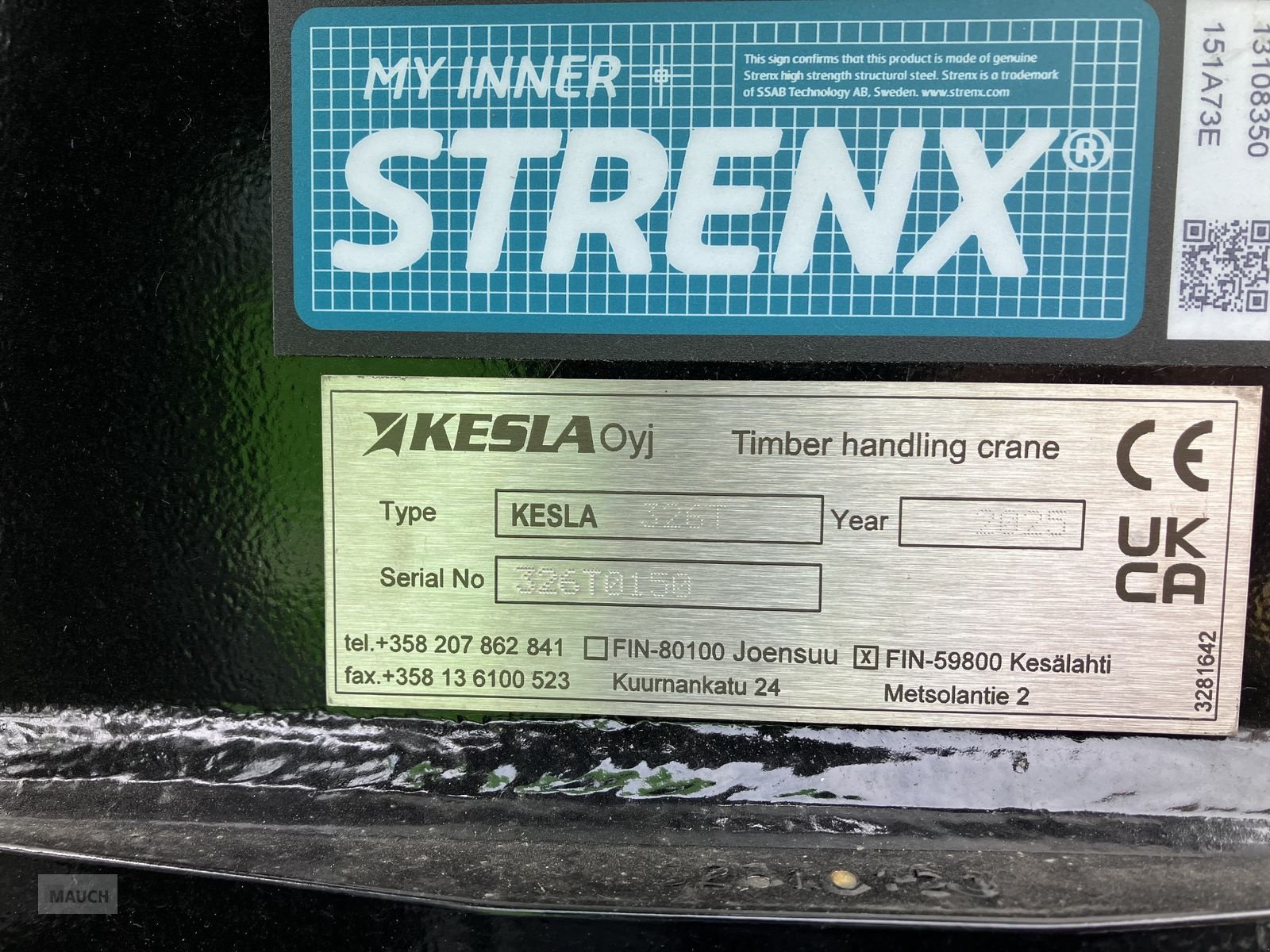 Rückewagen & Rückeanhänger des Typs Kesla Forstanhänger 144 ND 2WD mit 326T Kran, Neumaschine in Burgkirchen (Bild 2)