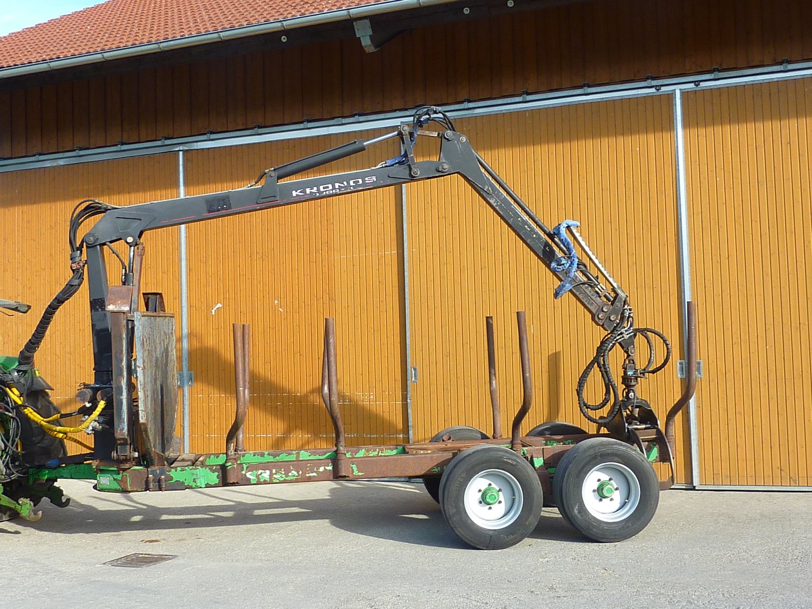 Rückewagen & Rückeanhänger van het type Kronos Typ 5000 XXL, Reichweite 9,80m, Gebrauchtmaschine in Bockhorn (Foto 2)