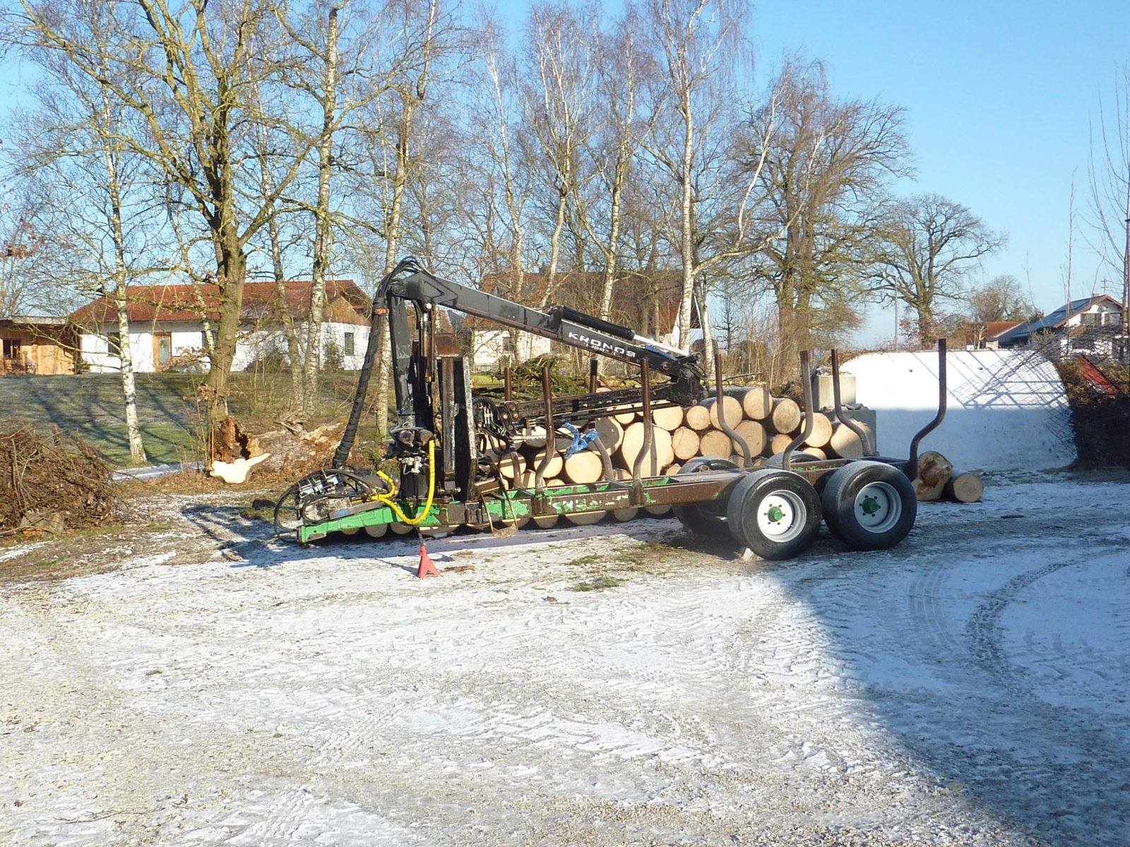 Rückewagen & Rückeanhänger van het type Kronos Typ 5000 XXL, Reichweite 9,80m, Gebrauchtmaschine in Bockhorn (Foto 7)