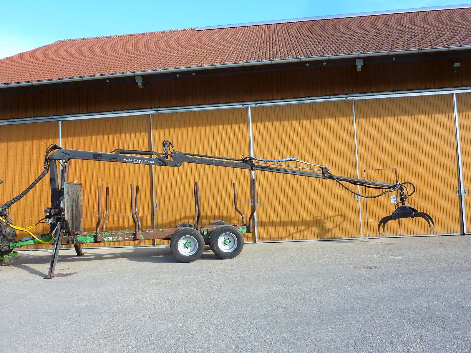 Rückewagen & Rückeanhänger del tipo Kronos Typ 5000 XXL, Reichweite 9,80m, Gebrauchtmaschine In Bockhorn (Immagine 1)