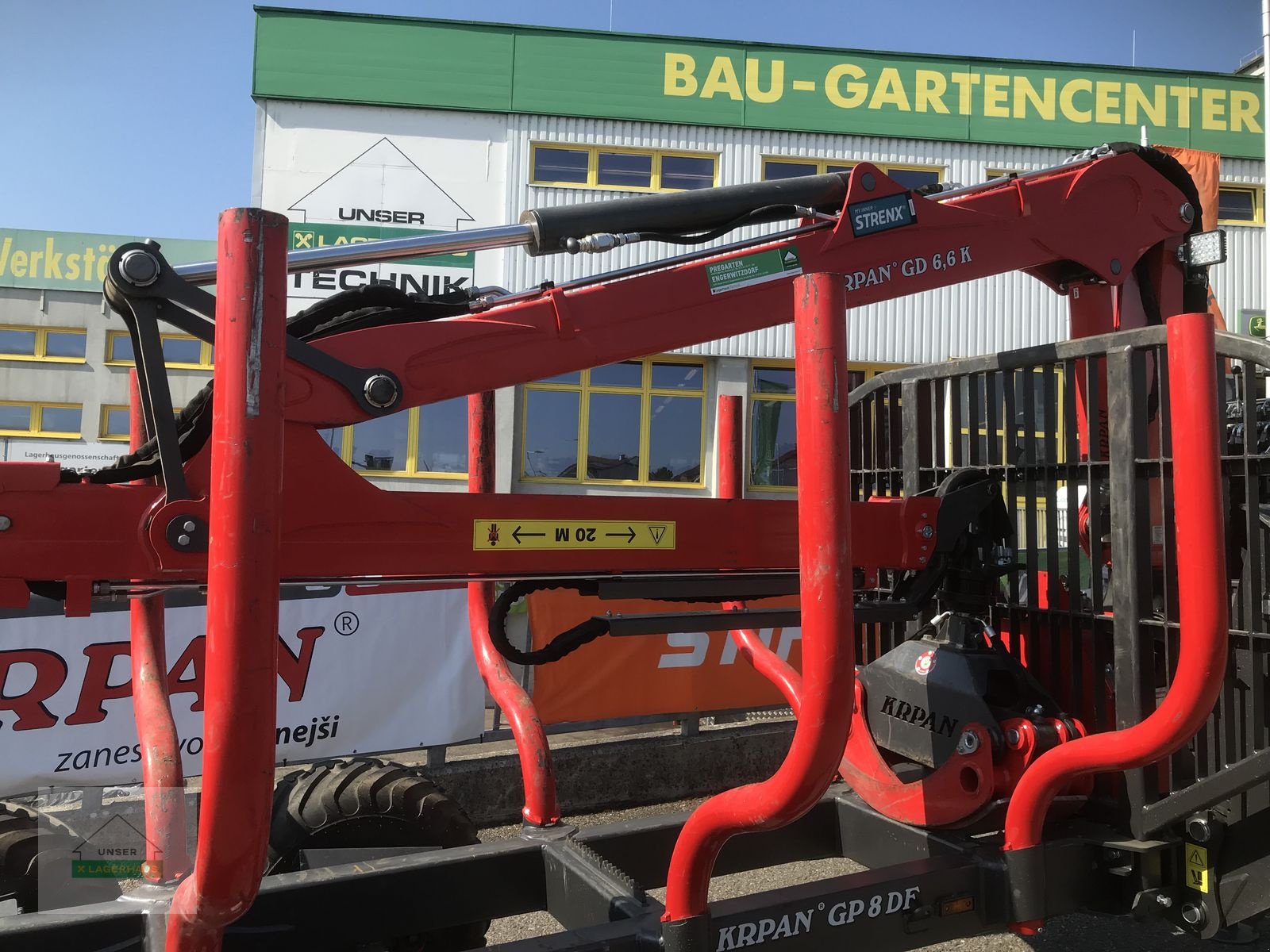 Rückewagen & Rückeanhänger typu Krpan Forstanhänger GP 8 DF + Forstkran 7,60-m, Neumaschine v Wartberg (Obrázek 4)